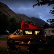 Camper Ninja Picture of VW campervan with night sky